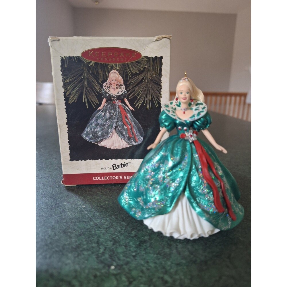 Hallmark Keepsake Holiday Barbie Christmas Ornament 1995 Collector's Series